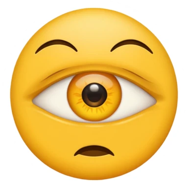 Eye twitching emoji sticker