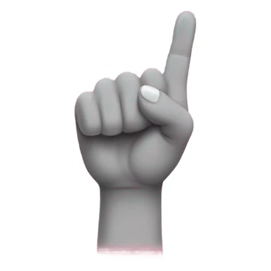 🤟🏻 with a pink cast on the thumb  sticker