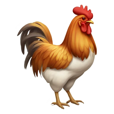 Rooster saying good morning sticker