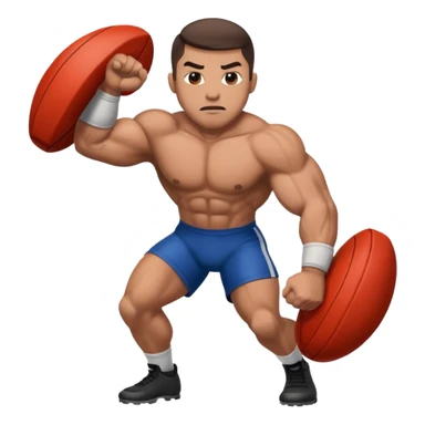 tackling emoji for a defender sticker