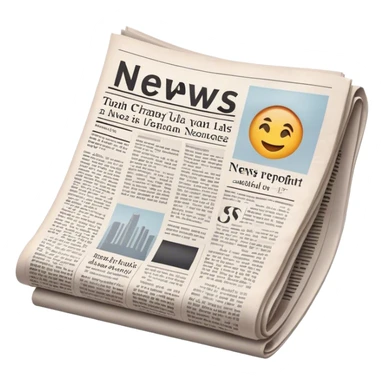 a newspaper that's also a news reporte sticker
