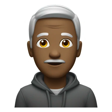 A calm person in a chaotic situation sticker