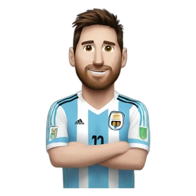 Messi argentina sticker
