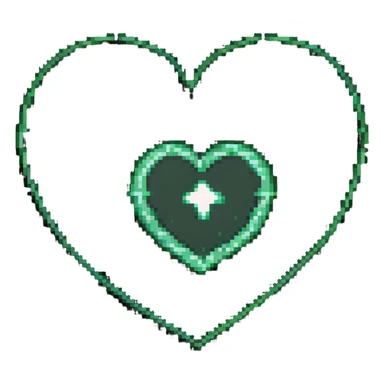 Wu-Tang Clan W symbol inside a heart sticker