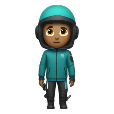 Squid game player sticker