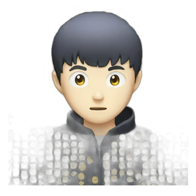 Mob from mob psycho sticker