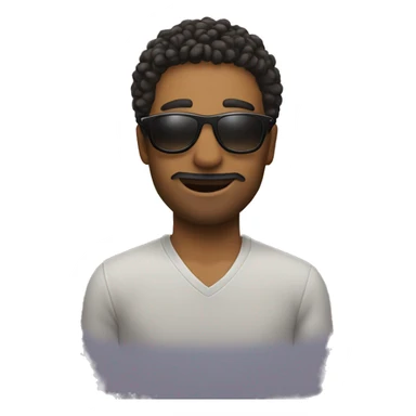 The subduet emoji with tge sunglasses  on Its emoji  not  avatar sticker