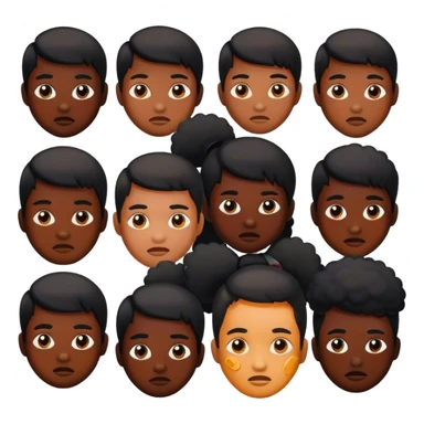 a lot of acne black sticker