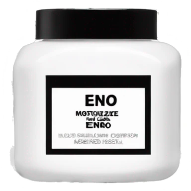 Erno Laszlo skincare brand white square jar of moisturizer with black circle lid on the jar sticker