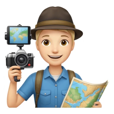 Photo Enthusiast + tripod strap, Tour Group. sticker