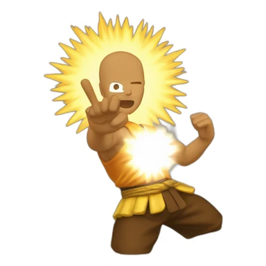 kamehameha sticker