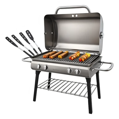 Blackstone grill with hibachi flippers sticker