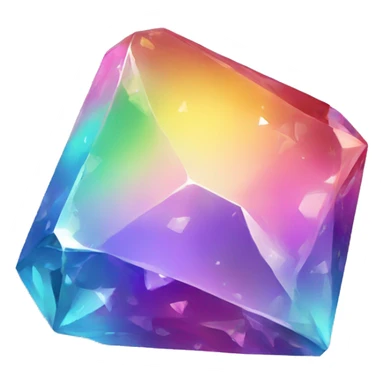 Rainbow gem sticker
