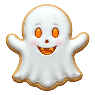 halloween ghost cookie sticker
