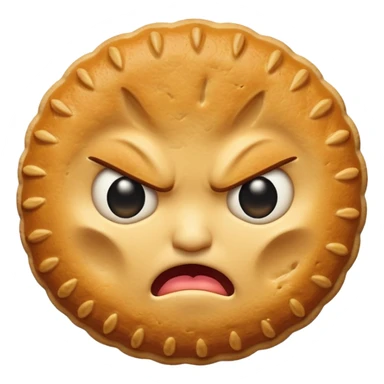 cute biscuit no cream angry sticker