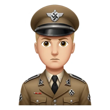 a nazi ss soldier sticker