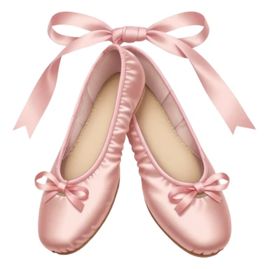 pastel pink ballet shoes sticker