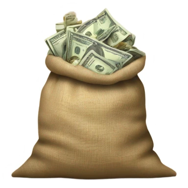 sack of money sticker