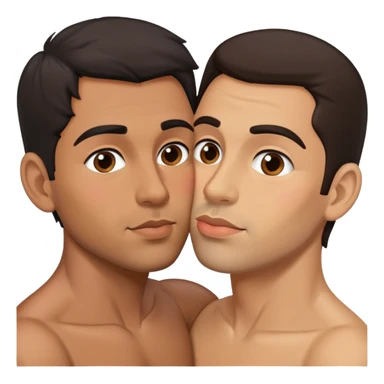 Gay Hispanics kissing sticker