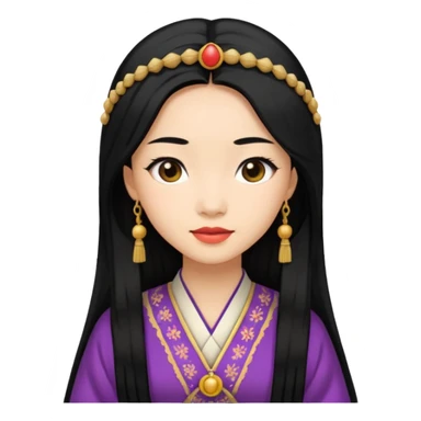 1900's Asian female sticker