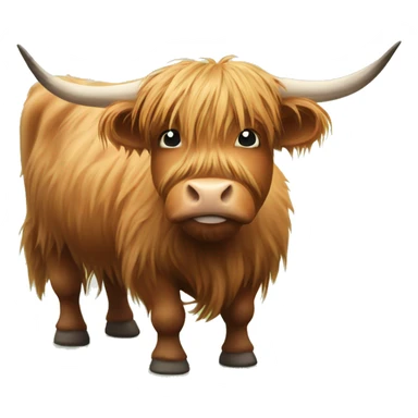 Highland cows sticker