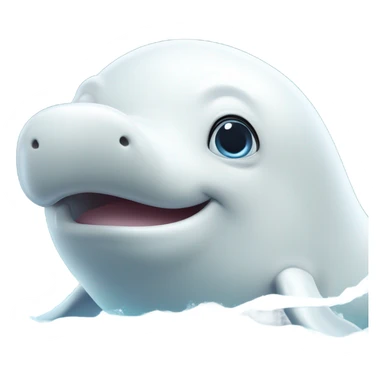 Beluga whale  sticker