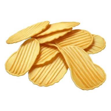 turquoise colored potato chips sticker