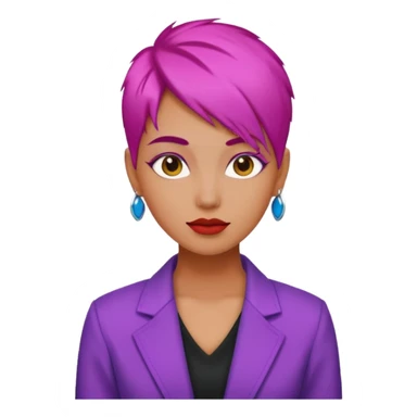 brush hair dye sticker