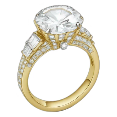 Bague dentaire en diamant sticker