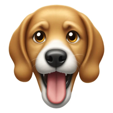 Dog saying arf sticker