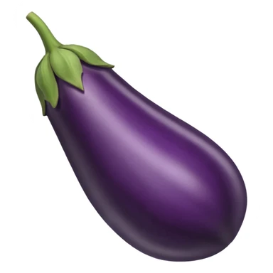 eggplant with big defined veins  sticker
