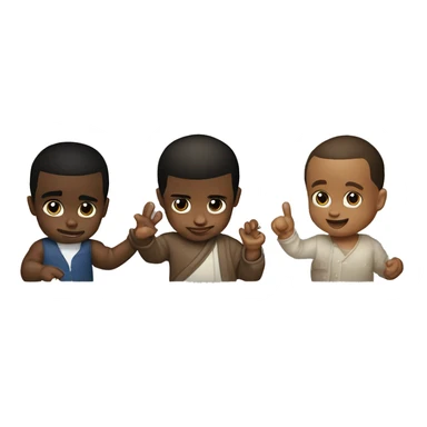 P Diddy will baby in his hand and baby on the other hand ￼ sticker