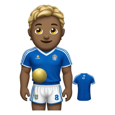 Pitufo con la camiseta del Real Oviedo sticker
