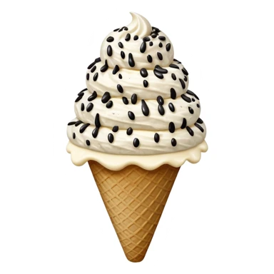 cookies and cream ice cream sticker