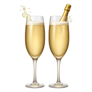 champagne sticker