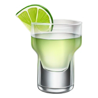 Shot of tequila sticker