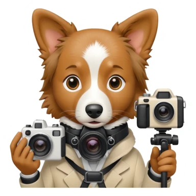 border collie fotografo sticker