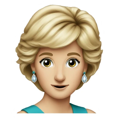 Princess Diana being doe-eyed sticker