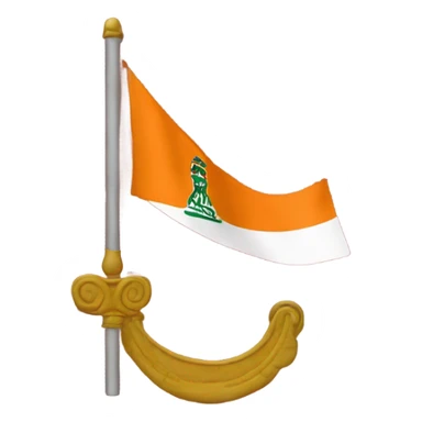 Akhand Bharat flag sticker