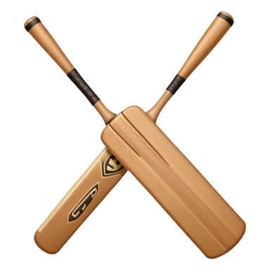 make a emoji of cricket bat sticker