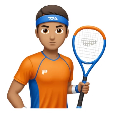 padel player latino sticker