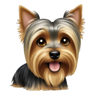 Dog yorkshire terrier cute sticker