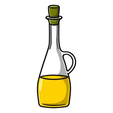 Olive oil bottle, Mediterranean anti-inflammatory ingredient sticker