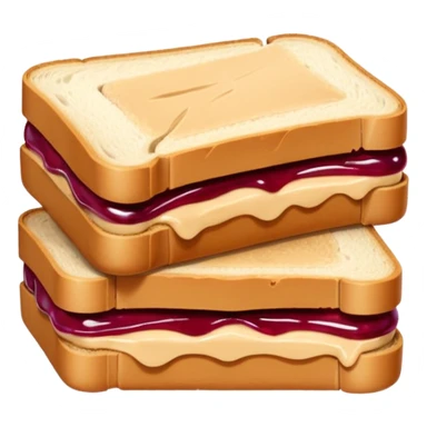 peanut butter jelly sandwich sticker