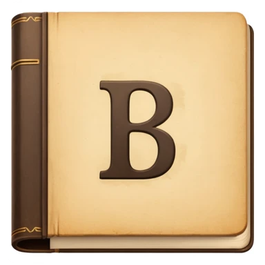 a book with "B1" on its cover sticker