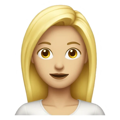 Femme blonde qui fume sticker