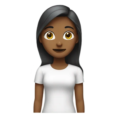 Girl curtsying sticker