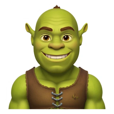 shrek gigachad sticker
