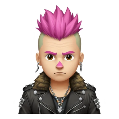 musician animal punk sticker