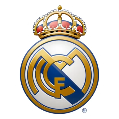 Real Madrid logo drawing  sticker